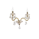 Luminaire mural NEGRESCO AP2 � 2 flammes E14 IP20, transparent