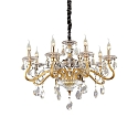 Lustre NEGRESCO SP8 8 flammes E14 IP20, transparent