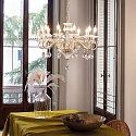 Ideal Lux Lustre NEGRESCO SP10 10 flammes E14 IP20, transparent