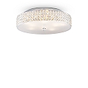 Luminaire de plafond ROMA PL9 9 flammes G9 IP20, chrome