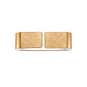 Luminaire mural CLIP AP2 SMALL ARGENTO à 2 flammes E27 IP20, or