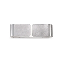 Luminaire mural CLIP AP2 SMALL ARGENTO à 2 flammes E27 IP20, noir 
