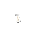 Lampadaire YORK PT1 E27 IP20, blanche