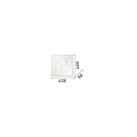 Ideal Lux Luminaire de plafond OCEAN PL3 3 flammes E27 IP20, multicolore