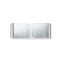 Luminaire mural CLIP AP2 MINI à 2 flammes G9 IP20, argent