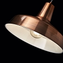 Ideal Lux Luminaire à suspension MOBY SP1 E27 IP20, cuivre 