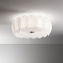 Ideal Lux Ceiling luminaire OVALINO PL5, 5 flames, E27, white