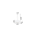 Ideal Lux Luminaire à suspension ULISSE SP3 D42 3 flammes E27 IP20, blanche