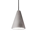 Luminaire à suspension OIL-2 SP1 E27 IP20, gris