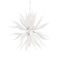 Luminaire � suspension LEAVES SP12 12 flammes G9 IP20, blanche