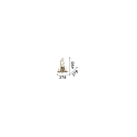 Ideal Lux Luminaire mural CHALET AP2 � 2 flammes E14 IP20, beige