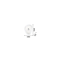 Ideal Lux Ceiling luminaire GEKO PL4, 4 flames, E27, white