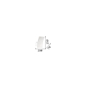 Luminaire mural FIX indirect, commutable IP20, blanche 