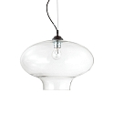 Pendant luminaire BISTRO\' SP1 ROUND, E27, transparent