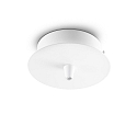 Canop�e ROUND STANDARD � 10CM 1 voie, rond, blanc mat