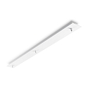 Canop�e LINEAR STANDARD 3 fois, langue, blanc mat