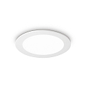 LED recessed area light GROOVE ROUND, IP20, � 16.8cm, 20W 3000K 1550lm 110�, white