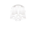 Luminaire de plafond COMPO 6 flammes E27 IP20, blanche, blanc mat