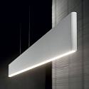 LED pendant luminaire DESK, 1 flame, 102.5cm, 23W 3000K 2100lm, adjustable height, matt black