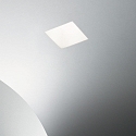Ideal Lux Recessed luminaire SAMBA SQUARE, IP20, GU10, plaster, paintable, opening 7 x 7cm