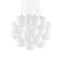 Luminaire � suspension MAPA PLUS � 2 flammes E14 IP20, acier, blanche