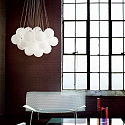 Ideal Lux Pendant luminaire MAPA PLUS, 22 flames, � 80cm, E14, metal / white etched glass