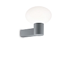 Luminaire mural d�ext�rieur CLIO sans abat-jour E27 IP44, gris
