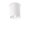 Luminaire de plafond OAK ROUND pivotant GU10 IP20, blanche, � peindre