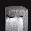 Outdoor LED floor luminaire TITANO BIG, height 74cm, granite grey resin
