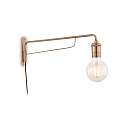 Luminaire mural TRIUMPH AP1 � 1 flamme E27 IP20, laiton antique