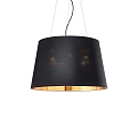 Luminaire � suspension NORDIK-SP6 E27 IP20, or, noir mat