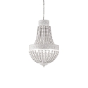 Lustre MONET 5 flammes E14 IP20, blanche