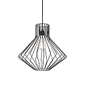 Luminaire � suspension AMPOLLA 4 r�glable E27 IP20, noir 