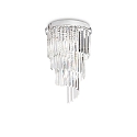 Luminaire de plafond CARLTON 8 flammes E14 IP20, chrome