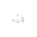 Ideal Lux Luminaire à suspension MADAME E27 IP20, noir 