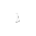 Lampadaire COLONNA avec interrupteur GX53 IP20, blanche