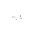 Ideal Lux Luminaire mural ZIG ZAG IP20, blanche 