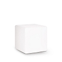 Lampadaire d�ext�rieur LUNA avec prise de courant E27 IP44, blanc opale