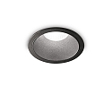Recessed LED luminaire GAME ROUND, IP20, 11W 3000K 850lm 36�, black / black reflector