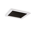 Plafonnier encastr� GAME TRIM SQUARE 84MM angulaire, rigide, UGR < 19, on/off IP40/IP20, noir, blanche 