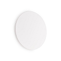 LED wall luminaire COVER ROUND, Ø 20cm, 11W 3000K 1100lm, indirect, white / opal