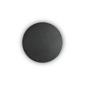 Luminaire mural COVER ROUND IP20, opale, noir , revêtement en poudre