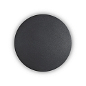 Luminaire mural COVER ROUND indirect IP20, opale, noir , revêtement en poudre