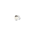 Ideal Lux Luminaire de plafond LINGOTTO PL1 à 1 flamme E14 IP20, noir mat, laiton satiné gradable