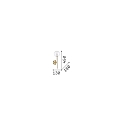 Ideal Lux Wall luminaire EQUINOXE, incl. G4 2W 3000K 170lm, metal / clear glass, chrome