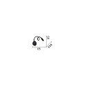 LED wall luminaire FOCUS-2, with Flex-Arm and switch, 3W 3000K 130lm, black