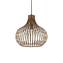 Luminaire à suspension ONION SMALL E27 IP20, marron