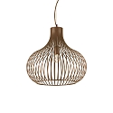 Luminaire à suspension ONION MEDIUM E27 IP20, marron