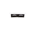 Plafonnier encastr� LIKA D07 FI RECESSED TRIM � 2 flammes, on/off, avec bordures IP20, blanc mat 