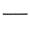 LED ceiling luminaire LIKA TRIMLESS, recessed mounting, lenght 27.8cm, 20W 3000K 2200lm 29�, white / black